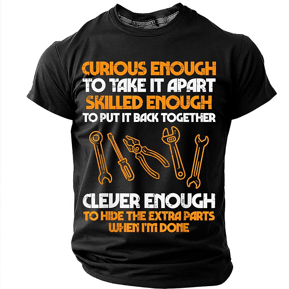 Skilled Mechanic Hidden Parts Graphic Shirt