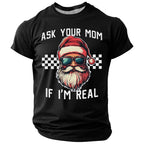 Santa Claus Christmas Gift Quote Graphic Short Sleeve Tee