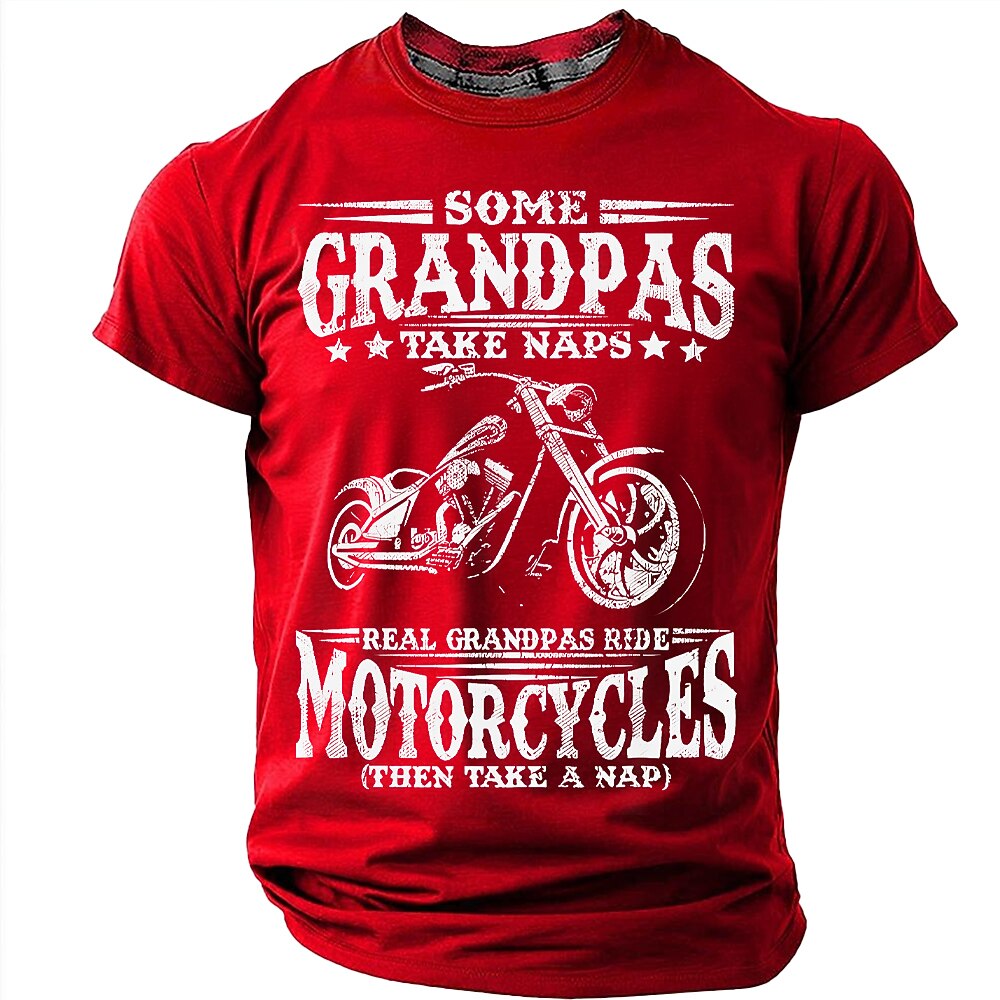 Real Grandpas Ride Choppers Graphic Shirt
