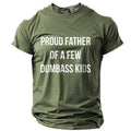 Proud Dad Family Humor Graphic Tee