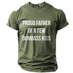 Proud Dad Family Humor Graphic Tee
