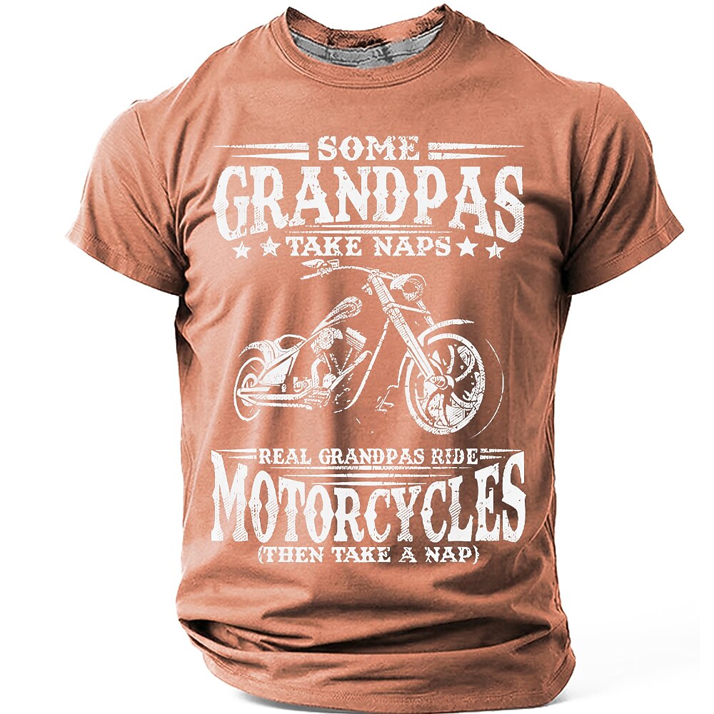 Real Grandpas Ride Choppers Graphic Shirt