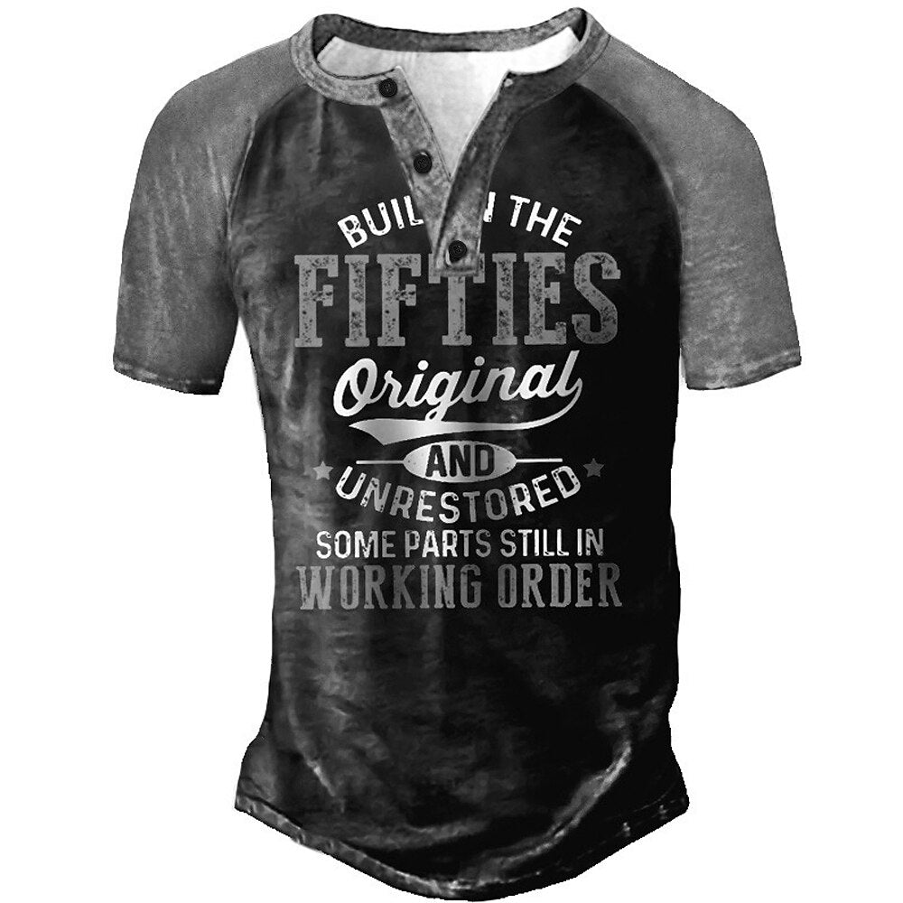Built In Fifties Original Unrestored Funny Aging Graphic Tee
