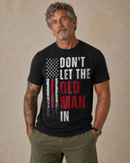 Old Man Patriotic Statement Graphic Tee