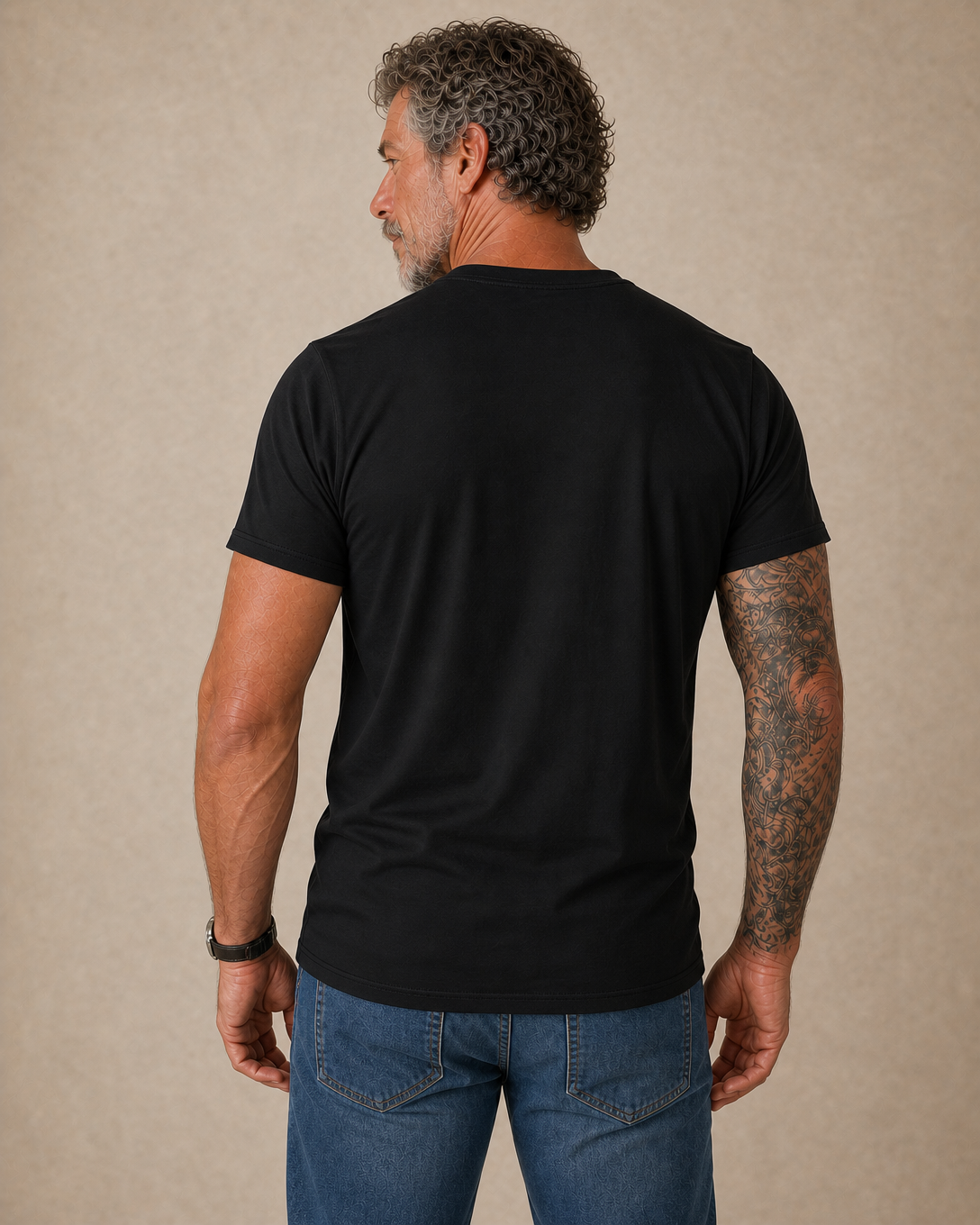 Old Men Cycling Nap Cartoon Graphic Tee