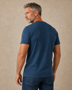 Ombre 3D Old Man Graphic Print Tee