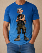 Ombre Old Man Graphic Legendary Print Tee