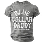 Blue Collar Daddy Work Graphic Shirt