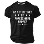 Professional Napper Retired Humor Graphic Tee