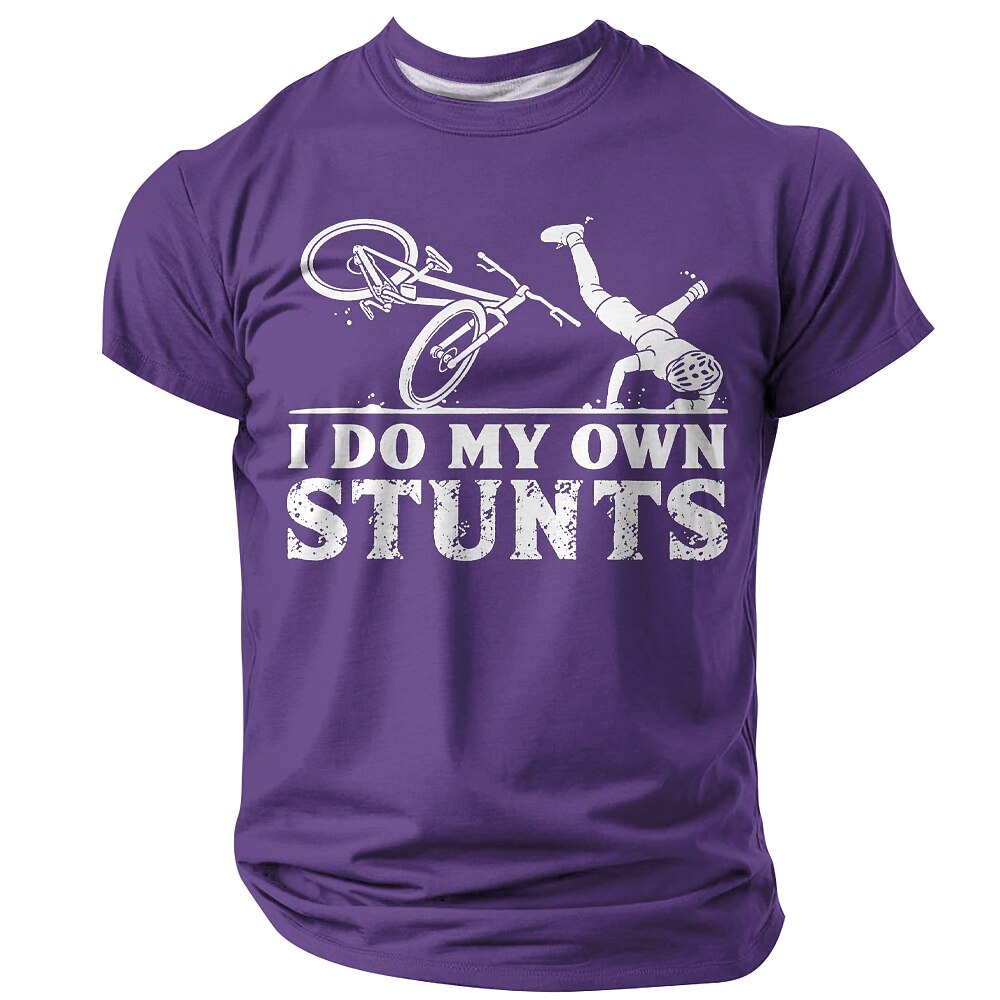 Old Man Road Rider Funny 3D Graphic Print Tee