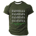 Funny Binary Code Geek Dad Graphic Shirt