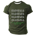 Funny Binary Code Geek Dad Graphic Shirt