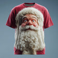 Santa Claus Christmas Designer Vacation Party Street Graphic Tee