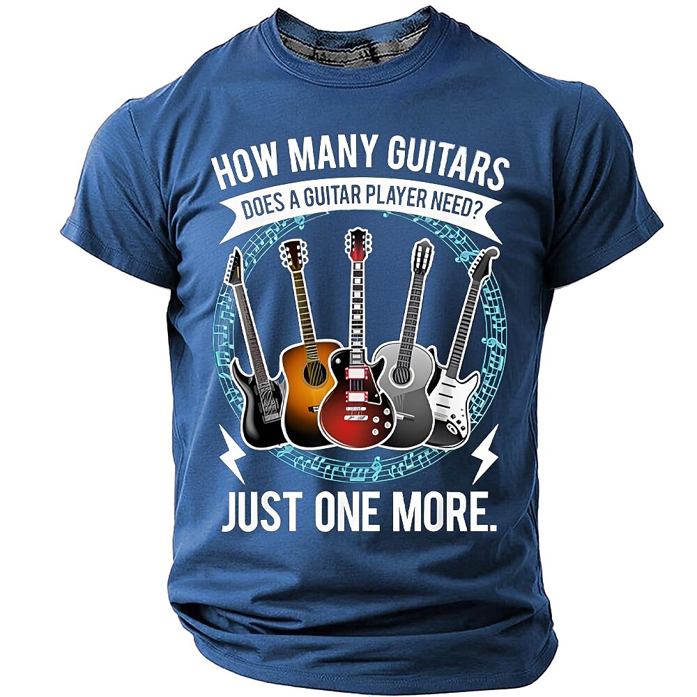 Guitar Player Needs Just One More Funny Graphic Tee