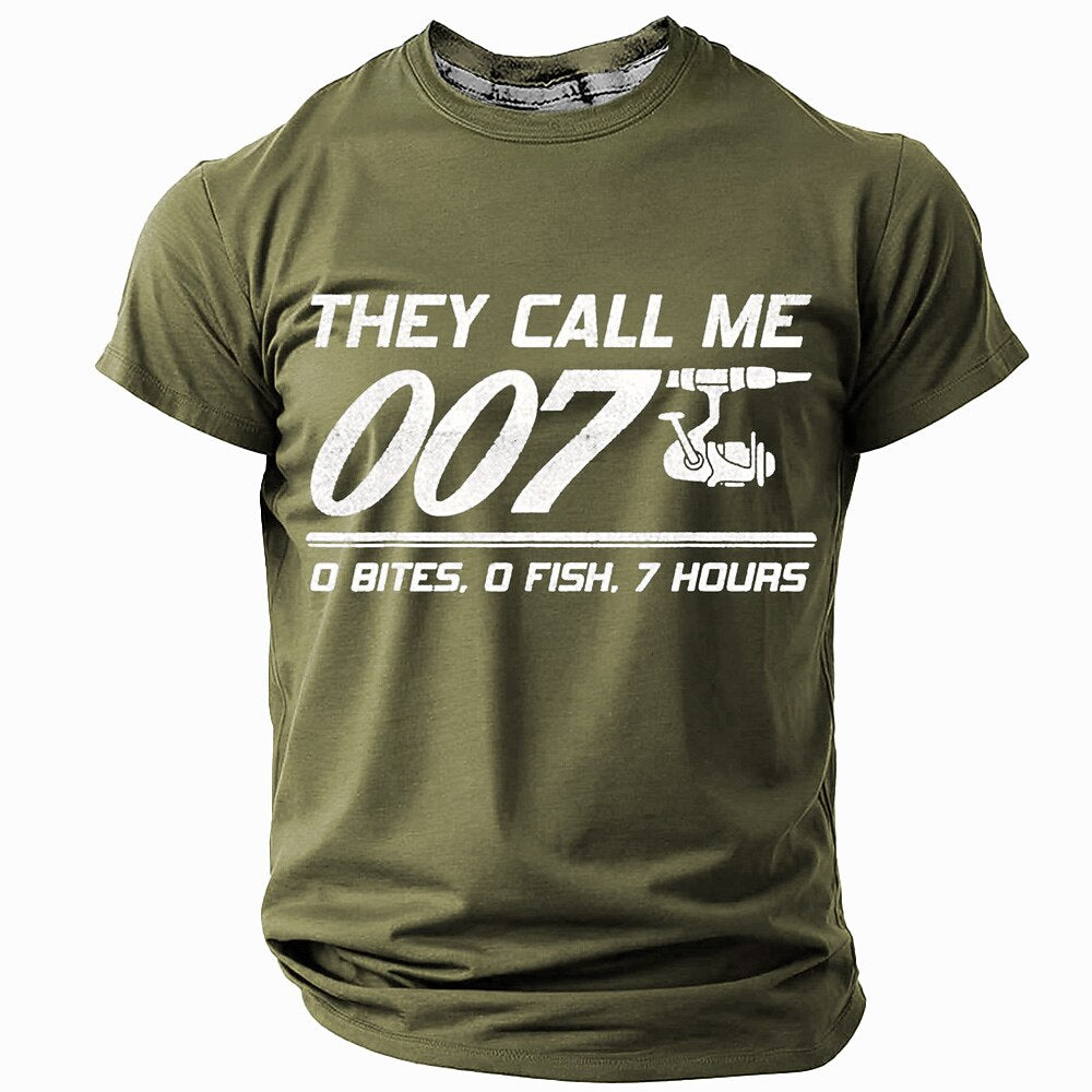They Call Me Angler Zero Fish Funny Graphic Tee