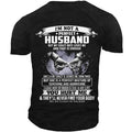 My Crazy Wife Loves Me Funny Husband Graphic Tee