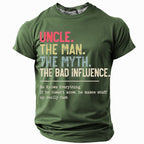 Bad Influence Uncle Humor Graphic Shirt