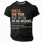 Bad Influence Uncle Humor Graphic Shirt