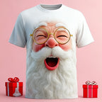 Santa Claus Christmas Cool Daily Outdoor Party Graphic Tee