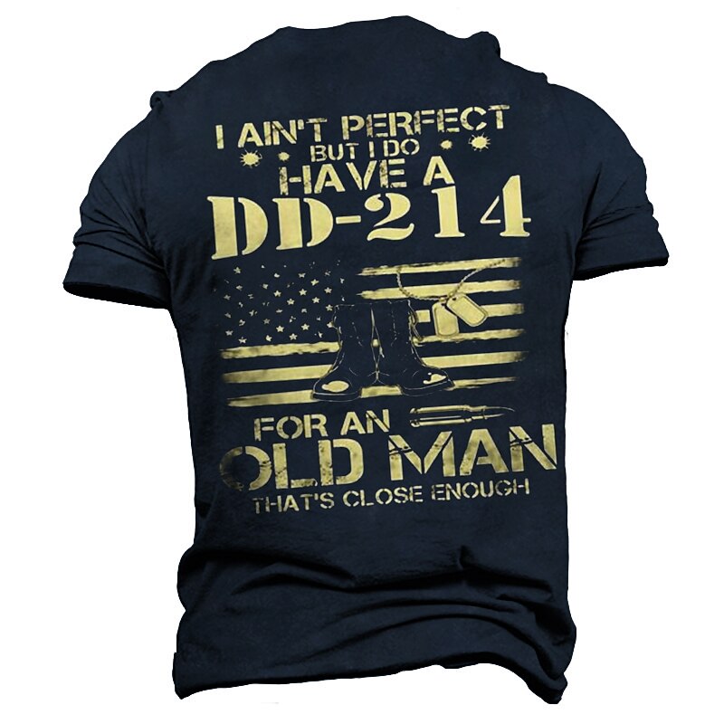 Patriotic Veteran 250th Anniversary American Graphic Short Sleeve Tee