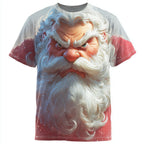 Santa Claus Christmas Designer Party Street Artistic Graphic Tee