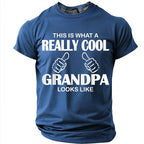 Really Cool Grandpa Humor Graphic Tee