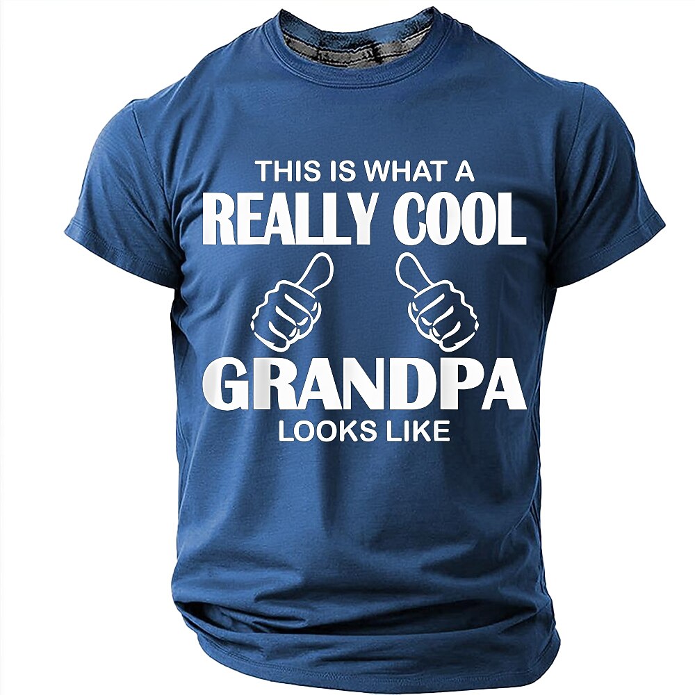 Really Cool Grandpa Humor Graphic Tee