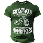 Real Grandpas Ride Choppers Graphic Shirt