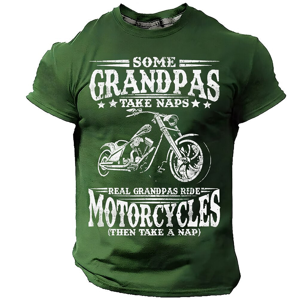 Real Grandpas Ride Choppers Graphic Shirt