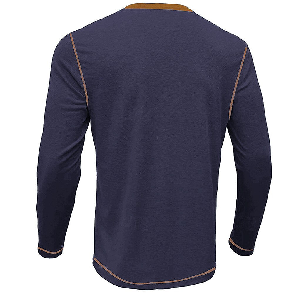 I Fix Stuff Funny Handyman Long Sleeve Graphic Henley