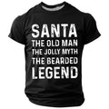 Funny Santa Claus Christmas Gift Graphic Short Sleeve Tee