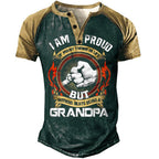 Nothing Beats Being A Grandpa Family Pride Henley Shirt