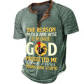 Old Wise God Protected Young Stupid Funny Graphic Tee