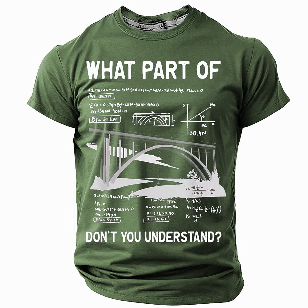 Engineer Math Question Humor Graphic Tee