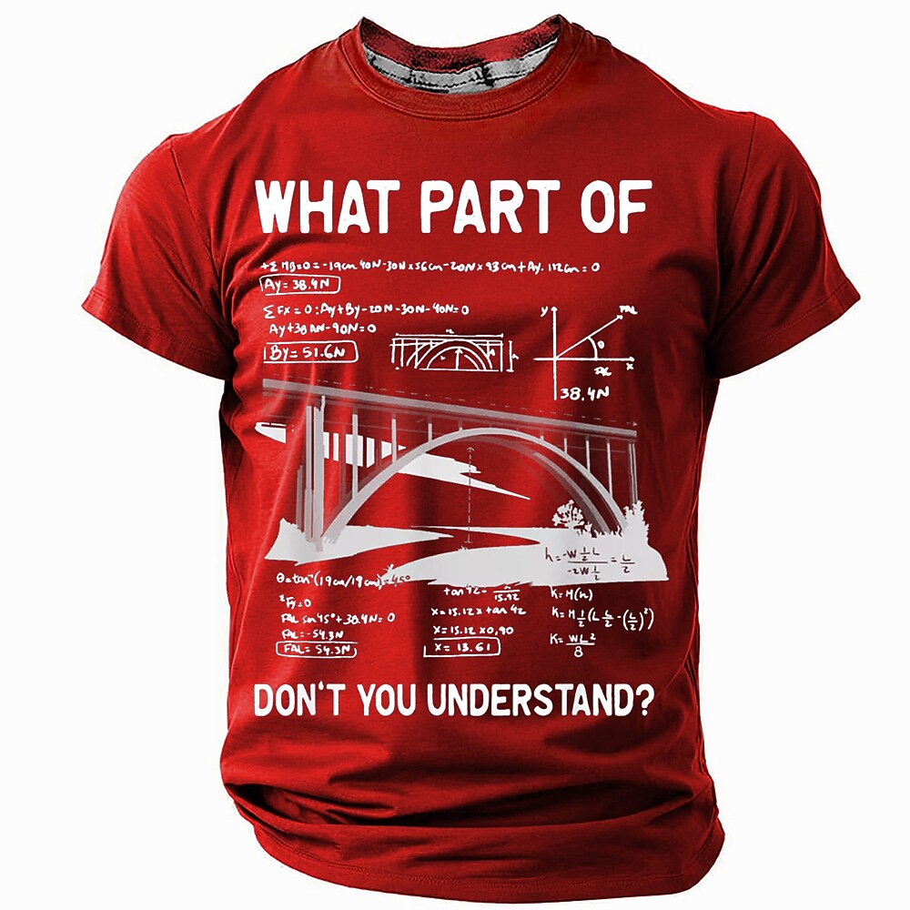 Engineer Math Question Humor Graphic Tee