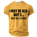 Old Man Humor Classic Aging Graphic Short Sleeve Tee