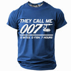 They Call Me Angler Zero Fish Funny Graphic Tee