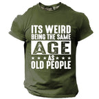 Same Age As Old People Funny Aging Graphic Tee