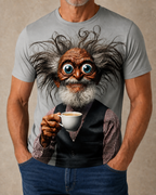 Funny Retro Coffee Grandpa Humor Graphic Tee