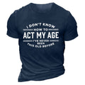 I Don't Know Memory Humor Quote Tee