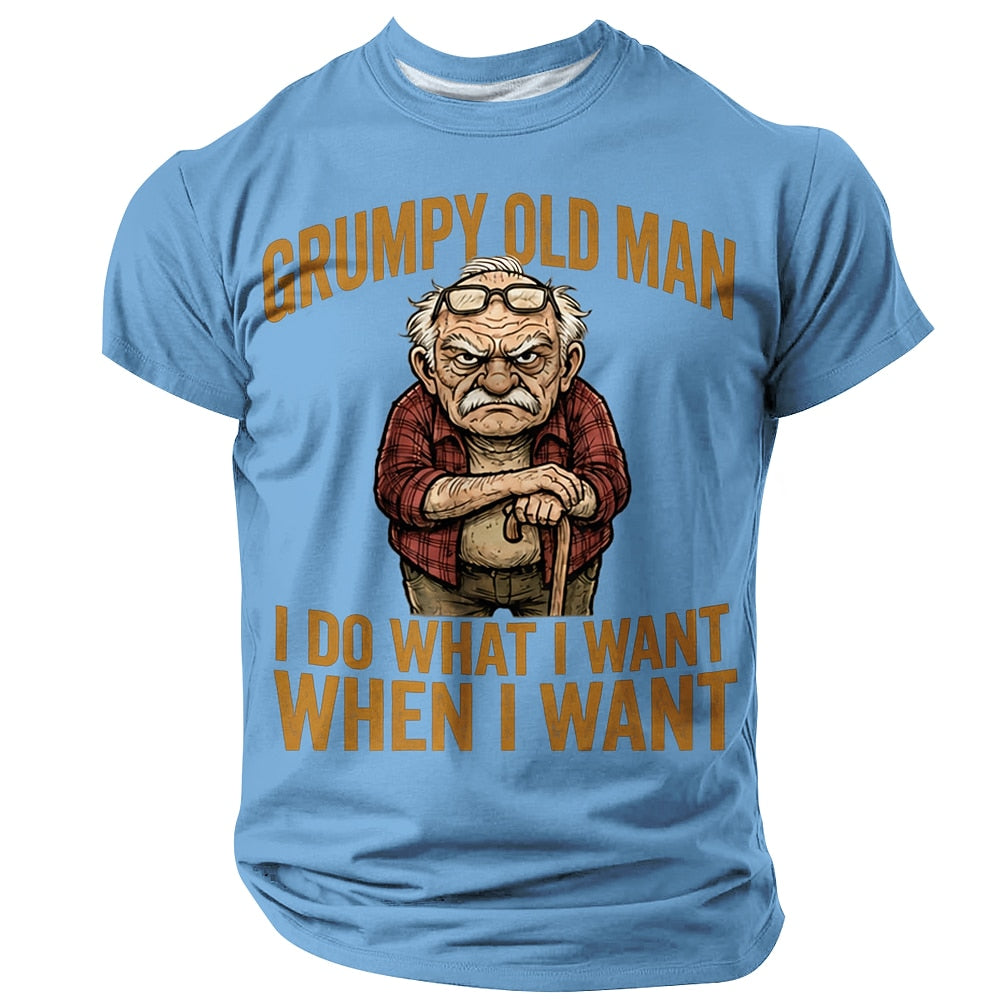 Old Man Legend Funny Aging Graphic Daily Street Tee