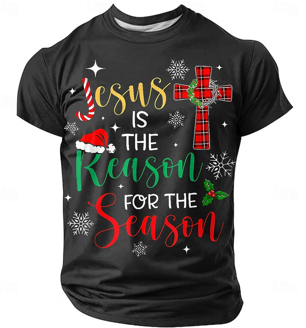Santa Claus Funny Christmas Slang Graphic Short Sleeve Tee