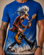 Rock & Roll Inspired Style Guitar Music Tee