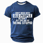 Don't Mess Legendary Grandpa Graphic Tee