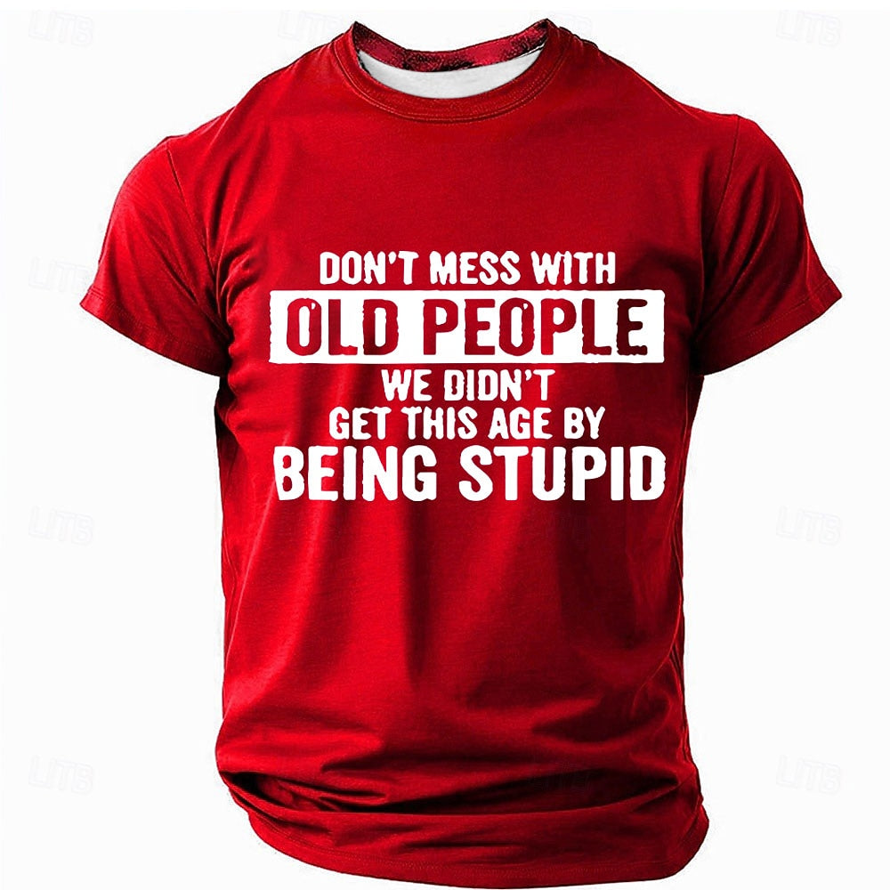 Don't Mess Legendary Grandpa Graphic Tee