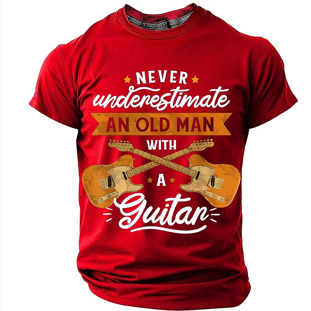 Legendary Old Man Guitar Graphic Tee
