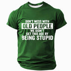 Don't Mess Legendary Grandpa Graphic Tee