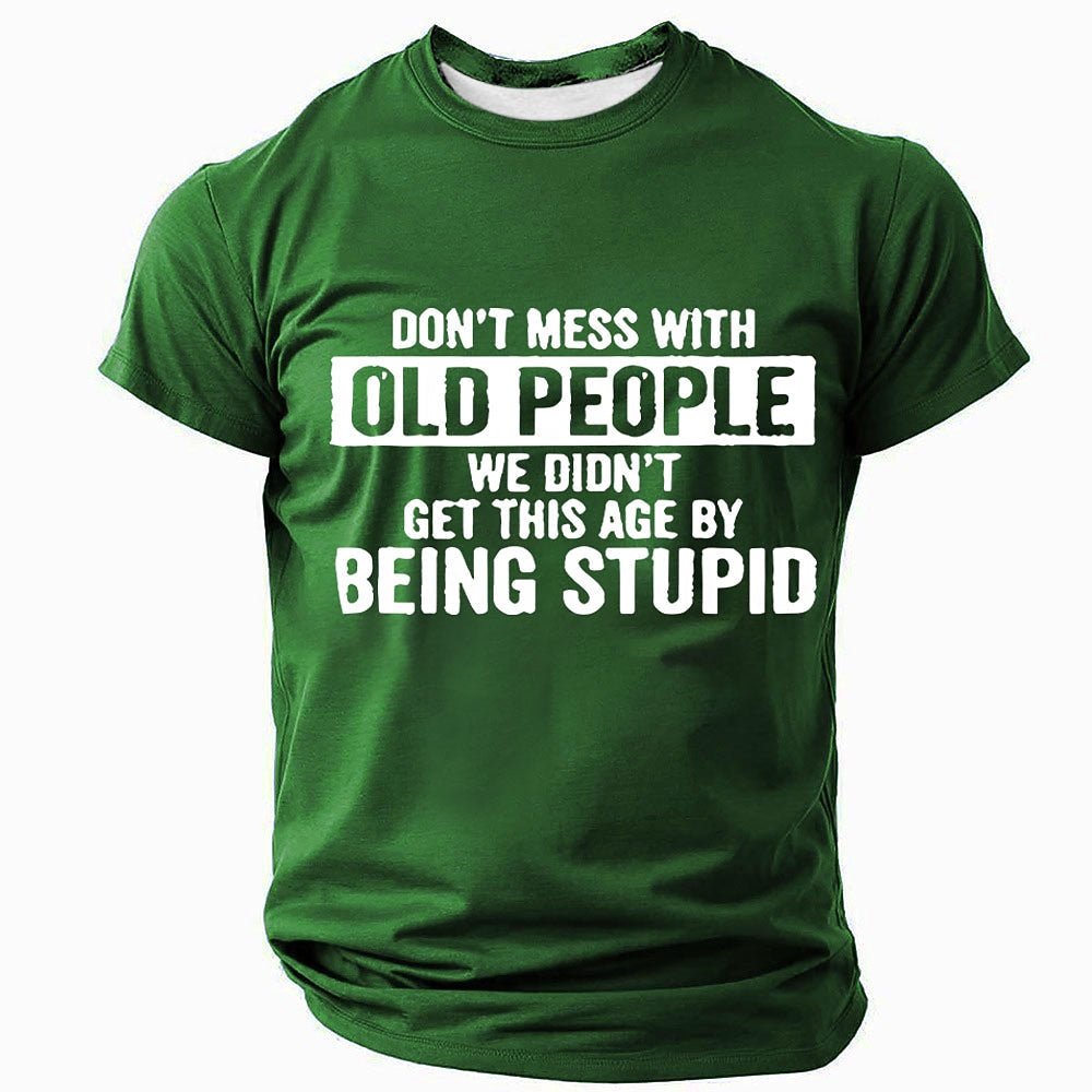Don't Mess Legendary Grandpa Graphic Tee