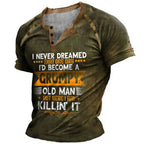 Grumpy Old Man Never Dreamed Killin It Graphic Tee