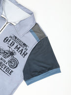 Never Underestimate Old Man With Motorcycle Biker Graphic Tee